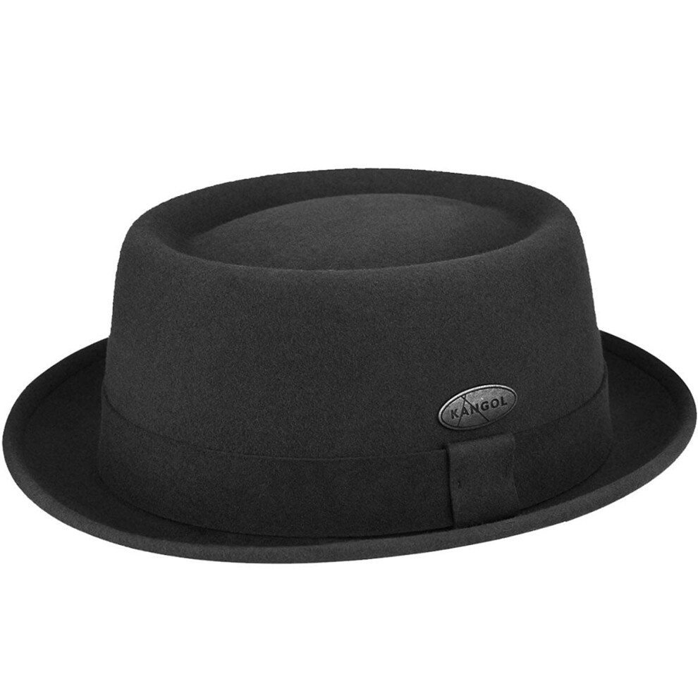 Kangol Litefelt Pork Pie Hat For Men And Women Medium Black