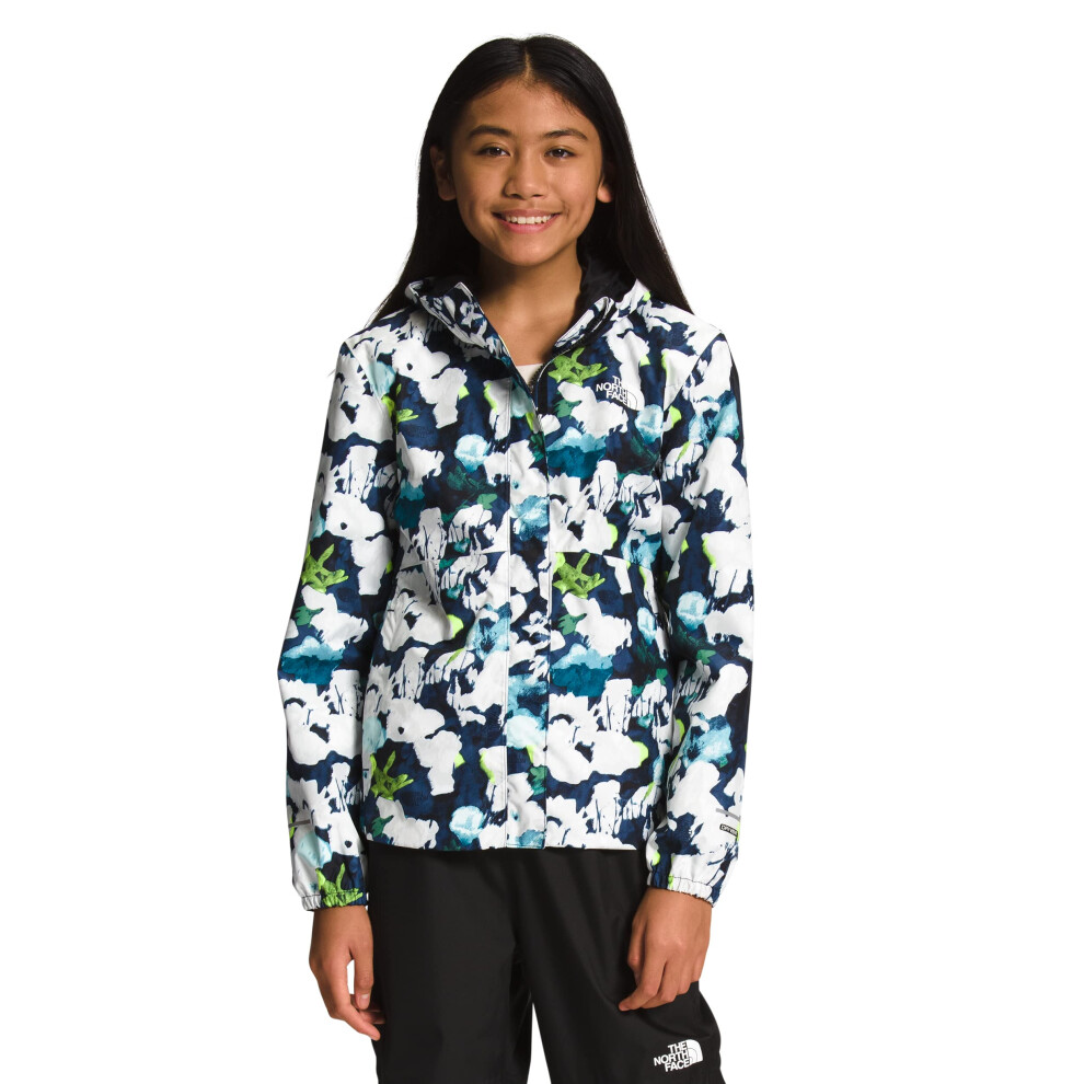 THE NORTH FACE Girls' Antora Waterproof Rain Jacket  Summit Navy Abstr