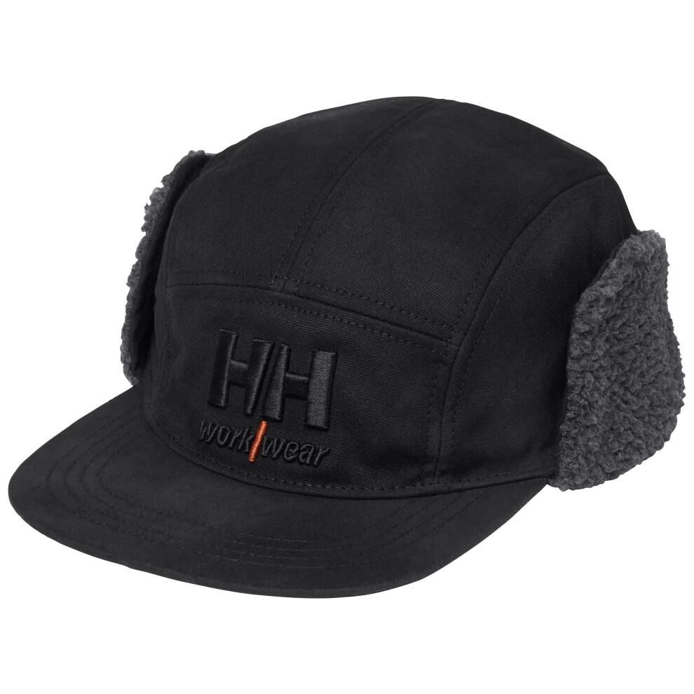 Helly-Hansen Unisex Workwear Oxford Trapper Cap  Black - L/XL