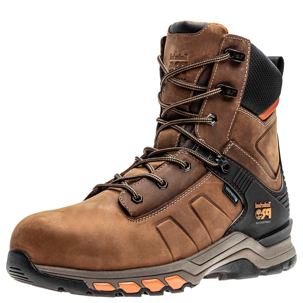 Timberland Men's Hypercharge 8"" Composite Toe Waterproof NT WP  Brown