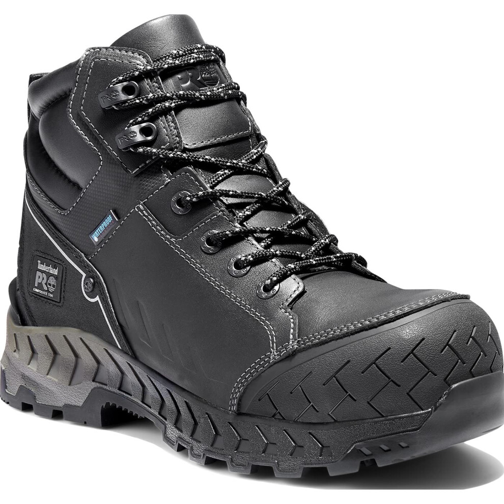 Timberland A2262120M 6 in Work Summit NT WP Black: Black 120M