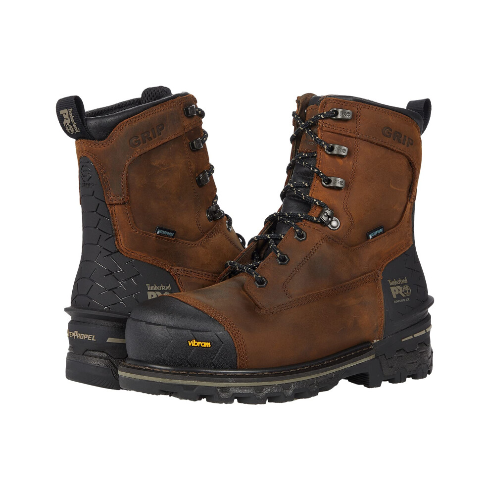 Timberland A29TG100M 8 in Boondock HD NT WP Brown: Distressed Brown 10