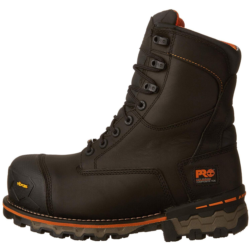 Timberland PRO Men's Boondock 8"" Composite Toe Puncture Resistant Wat