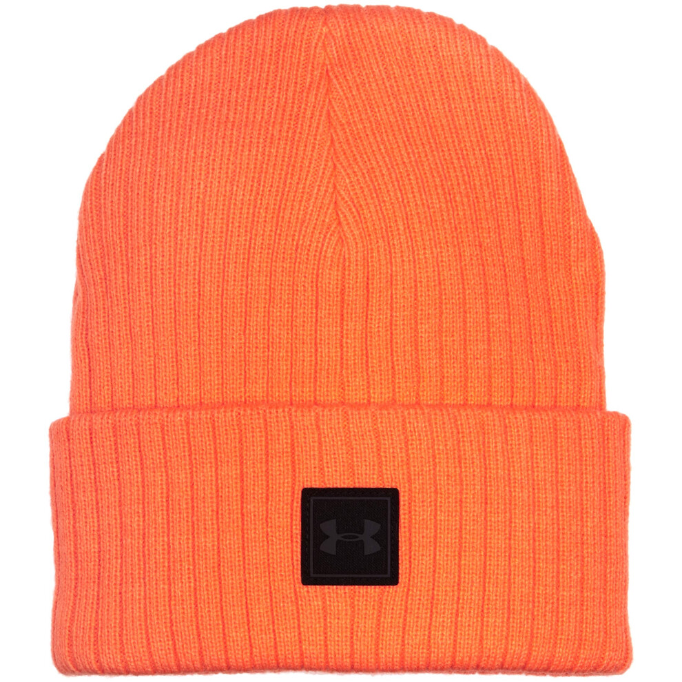 Under Armour Men's Truckstop Beanie One Size Fits All (Orange/Black)