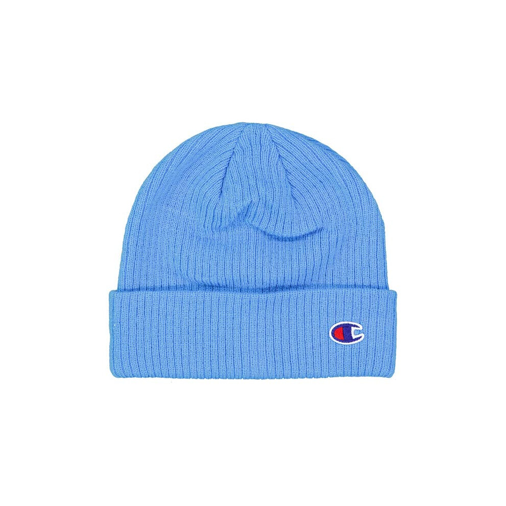 Champion Logo Transition 2.0 Cuff Beanie  Light Blue  One Size