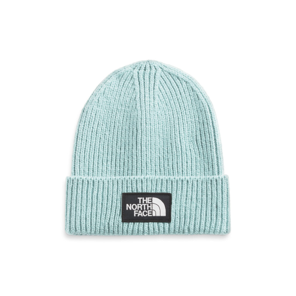 THE NORTH FACE TNF Logo Box Cuffed Beanie - Men's Skylight Blue OS Reg