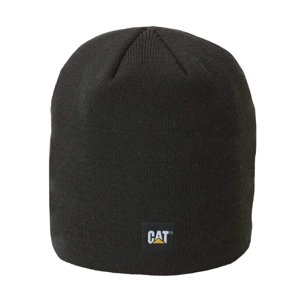 Caterpillar Men's Logo Knit Cap  Black  One Size