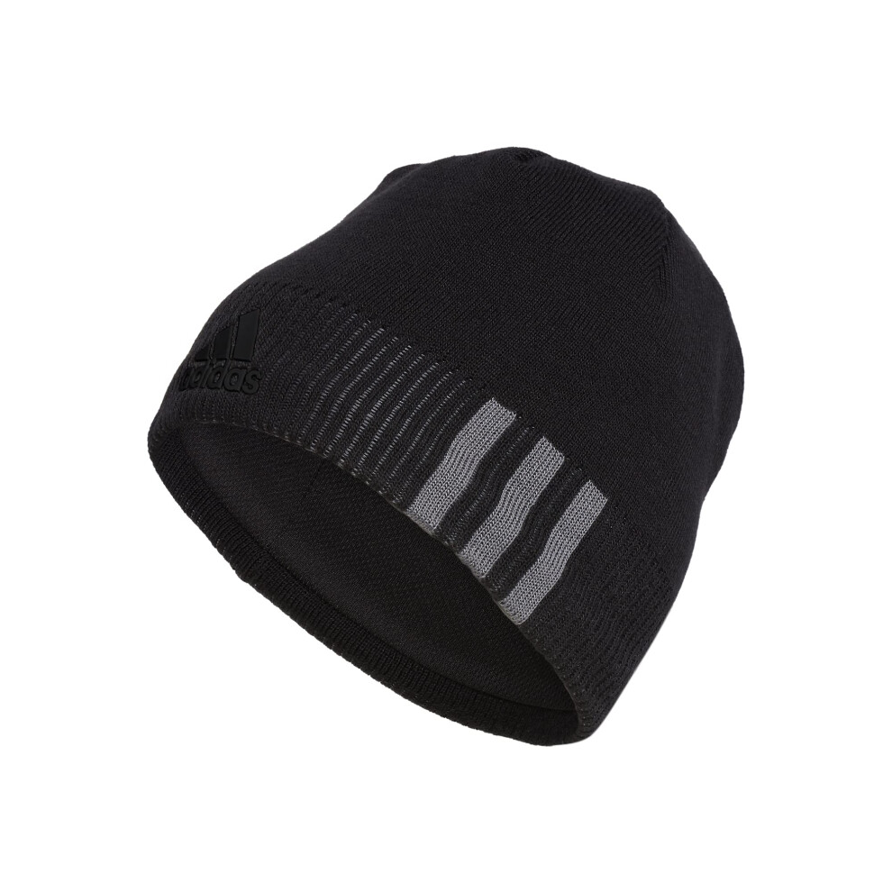 adidas Men's Creator 2 Beanie  Black/Onix Grey/Black Reflective  One S