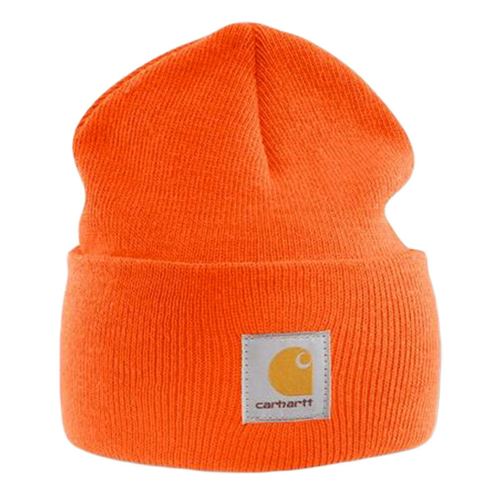 Carhartt - Acrylic mens Watch Cap - Bright Orange  branded beanie ski