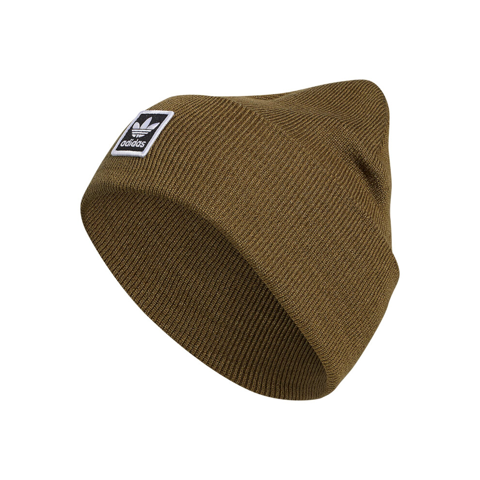 adidas Originals Tall Utility Cuff Beanie  Focus Olive Green  One Size