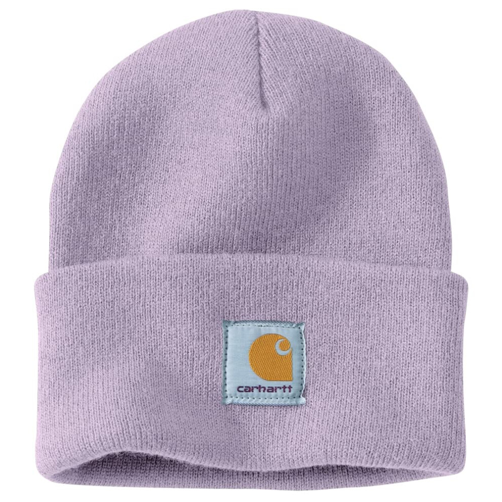 Carhartt mens Knit Cuffed Beanie Hat (Closeout)  Dusk Purple  One Size