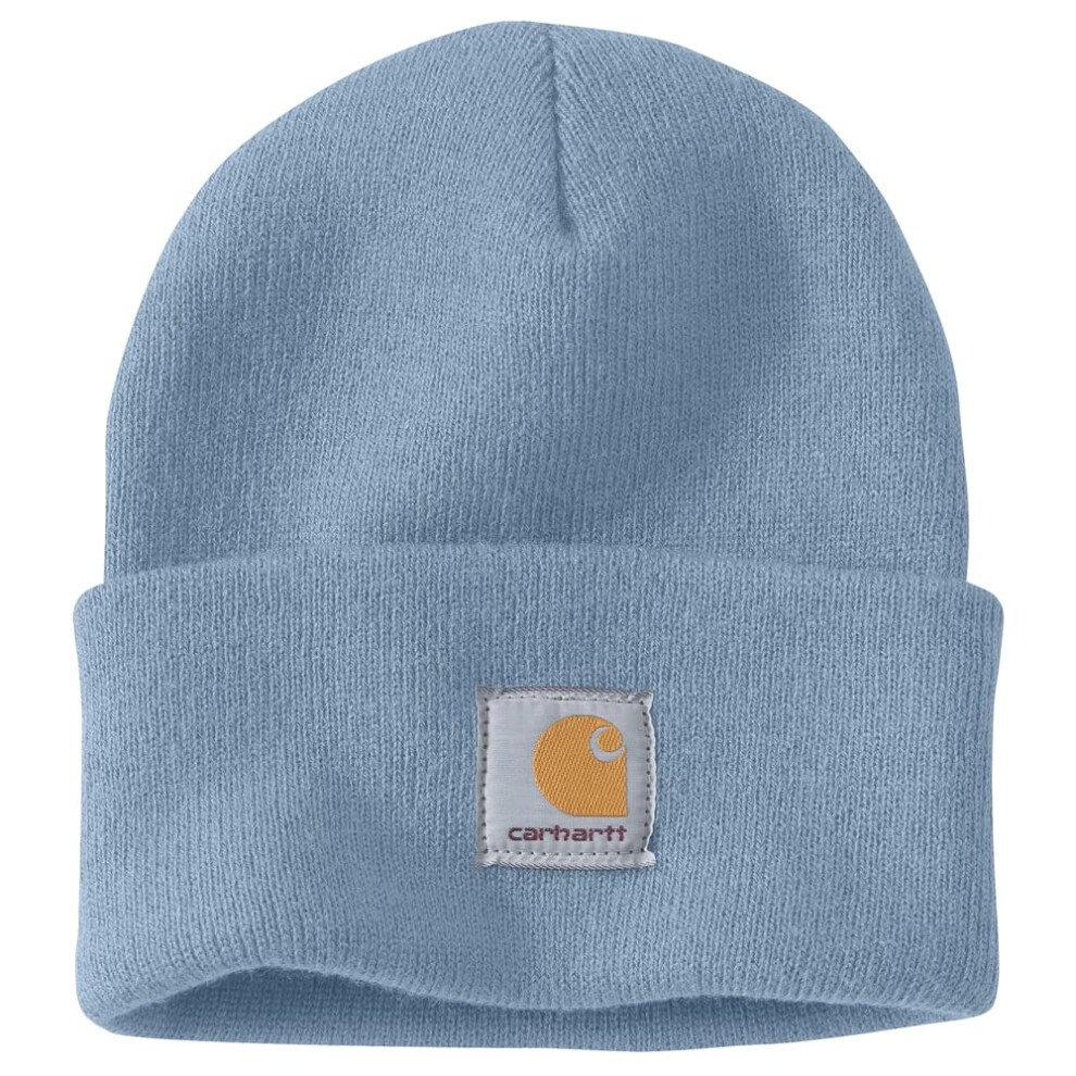 Carhartt Men's Knit Cuffed Beanie (Closeout)  Alpine Blue  OFA