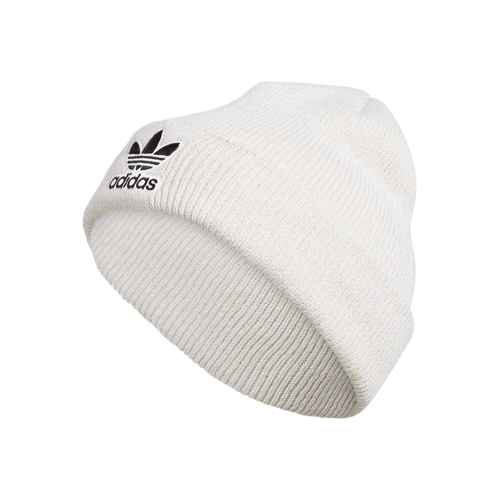 adidas Originals Trefoil Beanie  White-Orbit Grey/Black 3  One Size