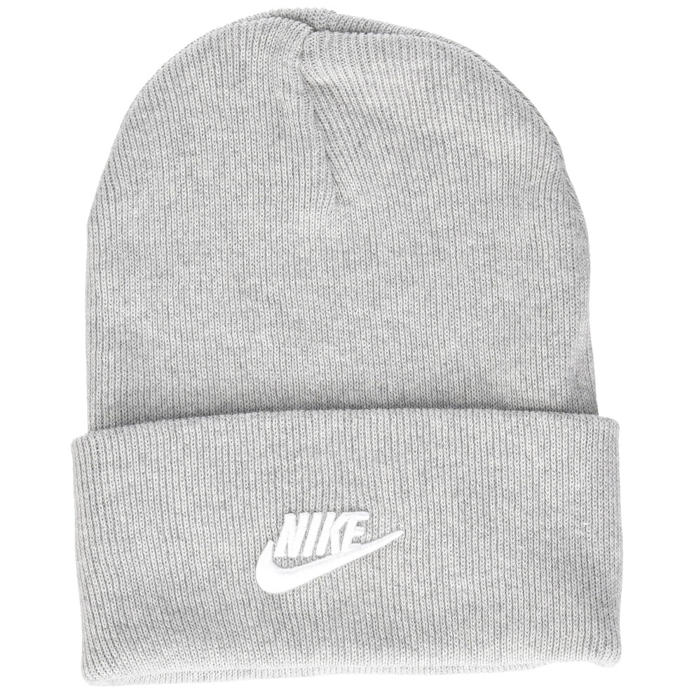 Nike Sportswear Utility Beanie (Cotton  Dark Grey Heather/White)