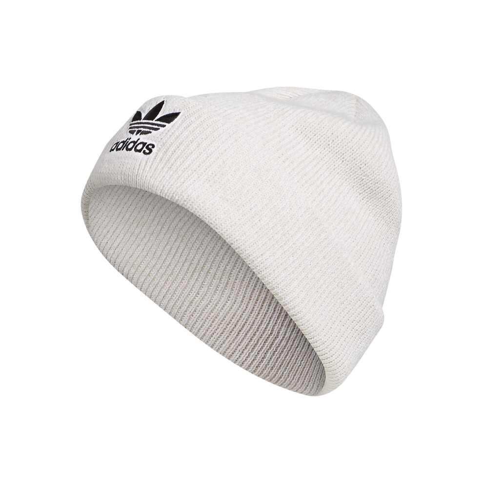 adidas Originals Trefoil Beanie  White-Orbit Grey/Black  One Size