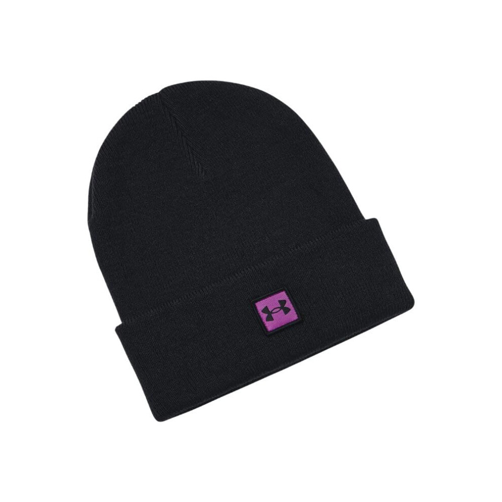 Under Armour Men's Halftime Cuff Beanie  (003) Black/Mystic Magenta/Bl