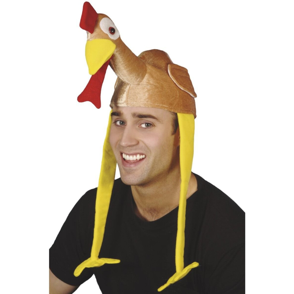 Smiffys Gobbler Bonnet Turkey Hat