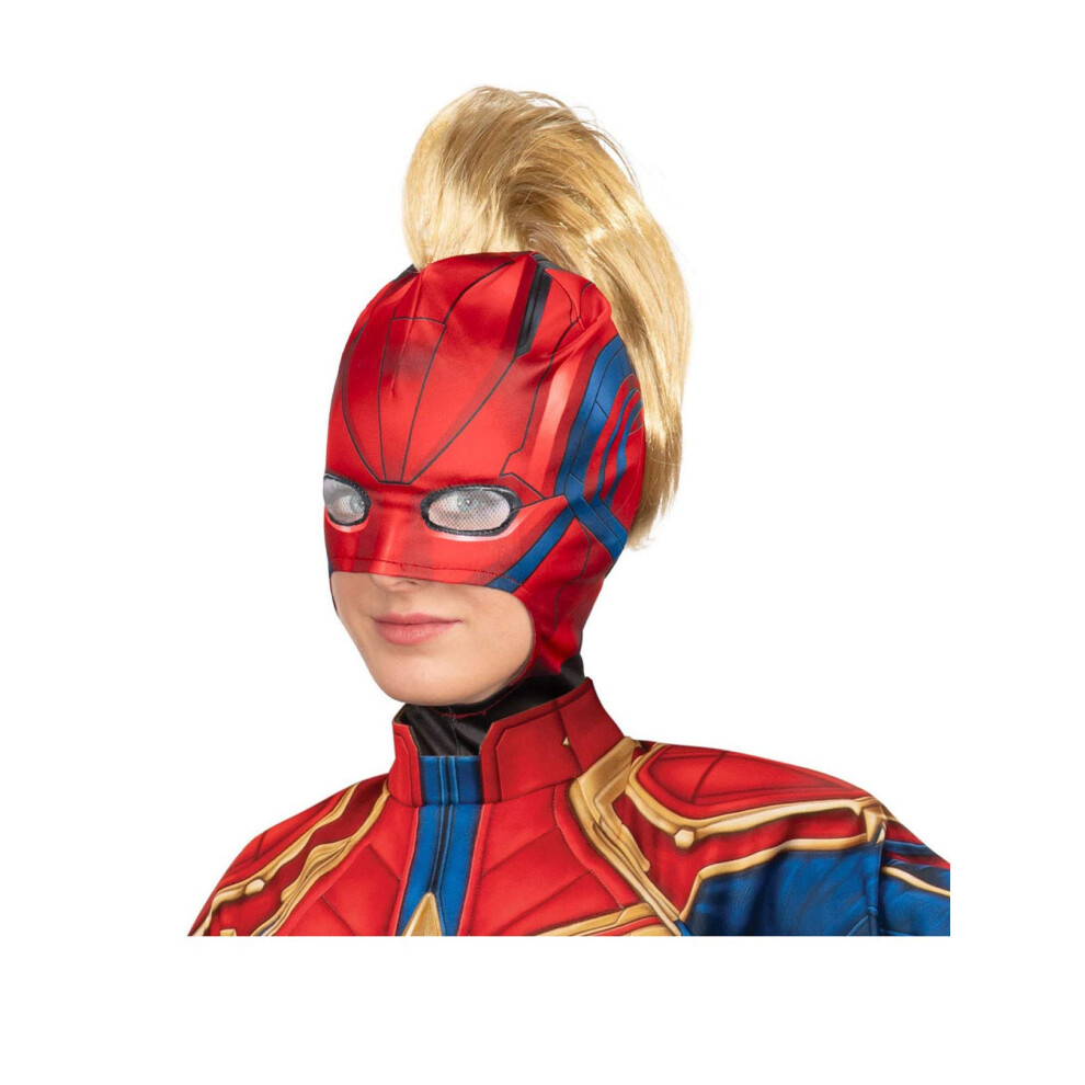 Rubie's unisex adult Marvel: Captain Marvel Hero Look Headpiece With M