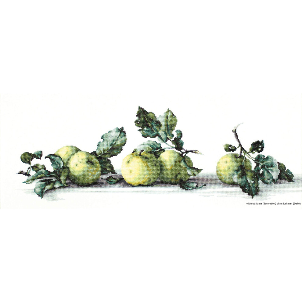 Lucas-S Still Life with Apples Counted Cross-Stitch Kit