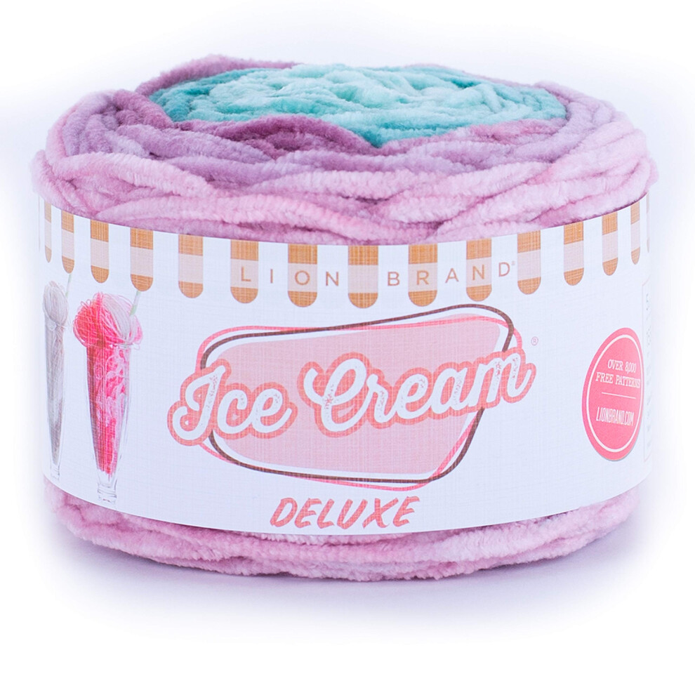 Lion Brand Yarn Ice Cream Deluxe yarn  EMERALD ISLE