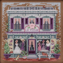 La Fleur Boutique Beaded Counted Cross Stitch Kit Mill Hill 2020 Buttons & Beads Spring MH142011