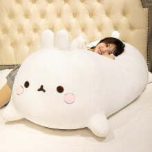 50/60cm Giant Long Cloud Bunny Stuffed Hug Pink Rabbit Girl Nap Sleeping Throw Pillow Pregnant Cushion Boyfriend Eye Mask Gift