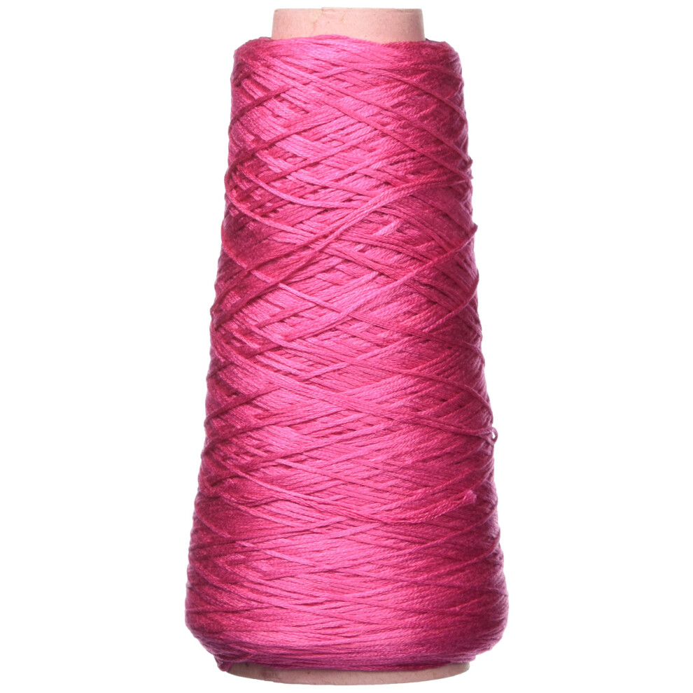 DMC Six Strand Embroidery Cotton 100 Gram Cone  Cyclamen Pink Dark