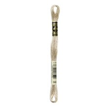 Dmc 6-strengs broderi bomuld 8,7 yd-Meget lys beige brun