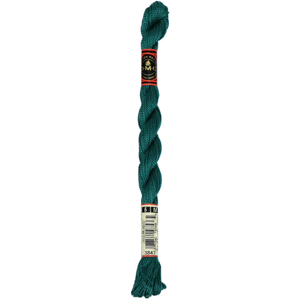 DMC CORPORATION DMC Pearl Cotton Skein Size 5 27.3yd-Dark Teal Green Embroidery Accessory