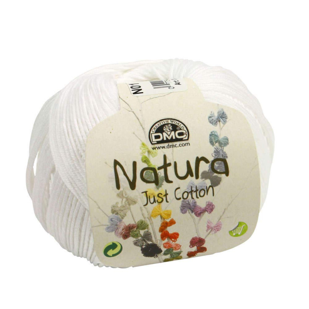 DMC Natura Yarn  100% Cotton  Ibiza N01  9 x 9 x 7 cm