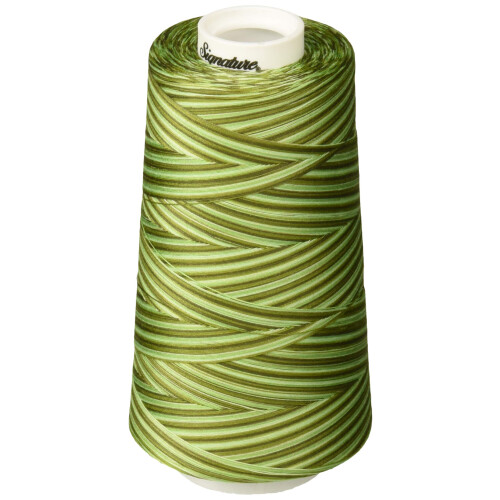 Signature Signature Thread  40wt/3000 yd  Variegated Grassy Greens