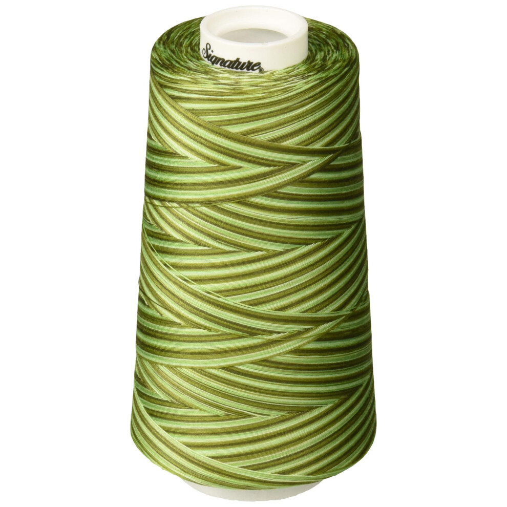 Signature Thread  40wt/3000 yd  Variegated Grassy Greens