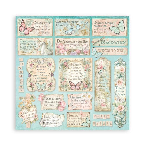 Stamperia Intl Scrapbooking Papper, Multi 10-pack 2