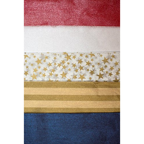 Pacote de papel de seda para artesanato e presente Lia Griffith Americana 20 polegadas por 20 polegadas 25 folhas (0051116LG) 1