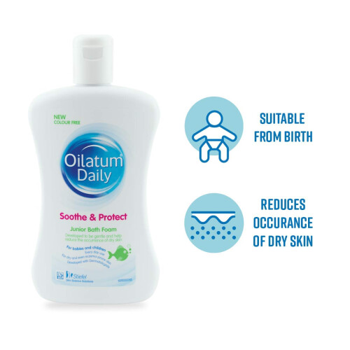 Oilatum Daily Junior Bath Foam για Ξηρό Δέρμα, 300 ml 1