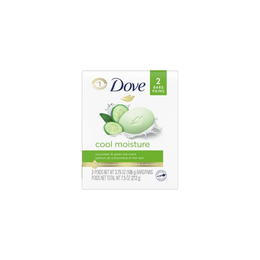 Dove Go Fresh Cool Moisture Beauty Bar (2 bars x 4.25 oz.)