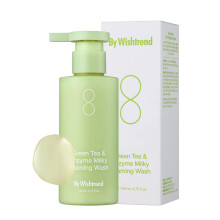 By Wishtrend, Zelený Čaj & Enzyme Milky Foaming Wash, 4,73 fl oz (140 ml)