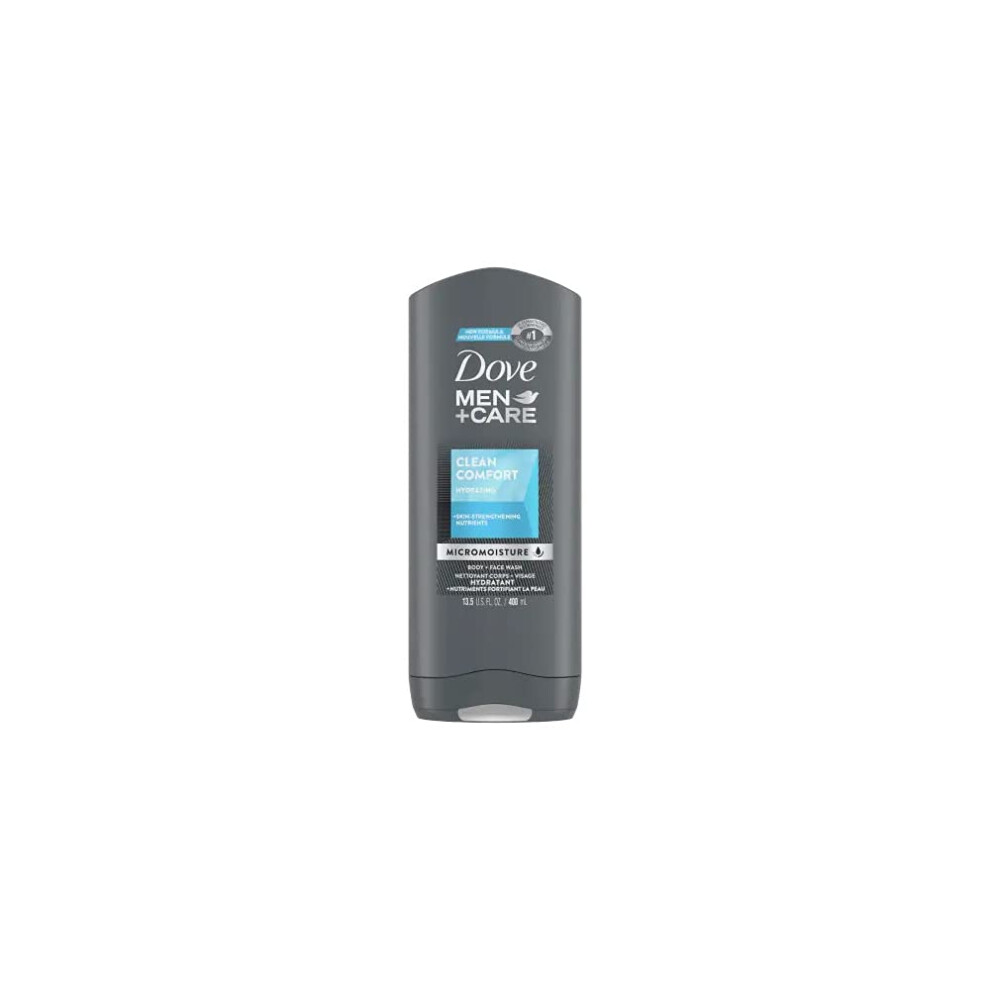 Dove Men + Care Body & Face Wash  Clean Comfort 13.50 Oz (Pack Of 3)  2.16 Lb