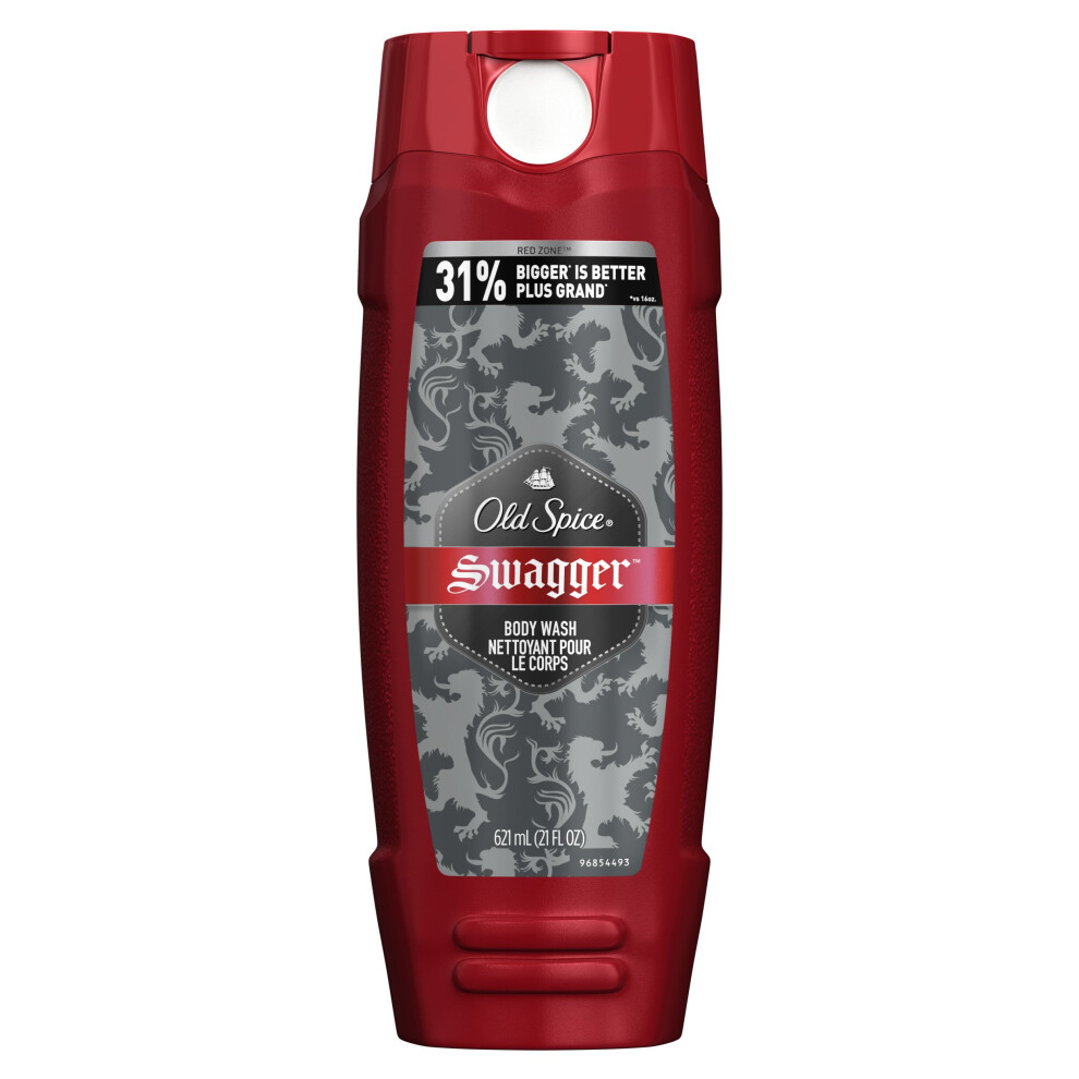 Old Spice Red Zone Scent Men's Body Wash  Swagger  21 Fluid Ounce