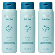 Harry's Men's Body Wash Shower Gel - Wildlands 16 Fl Oz (Pack of 3)