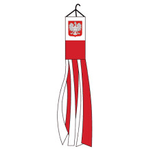 FlagsImp Poland Eagle Super Shiny Poly Windsock