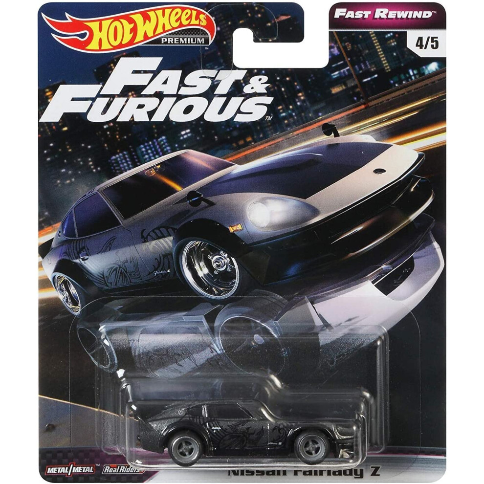 Hot Wheels Fast Rewind Fast & Furious Nissan Fairlady Z 4/5  Dark Gray