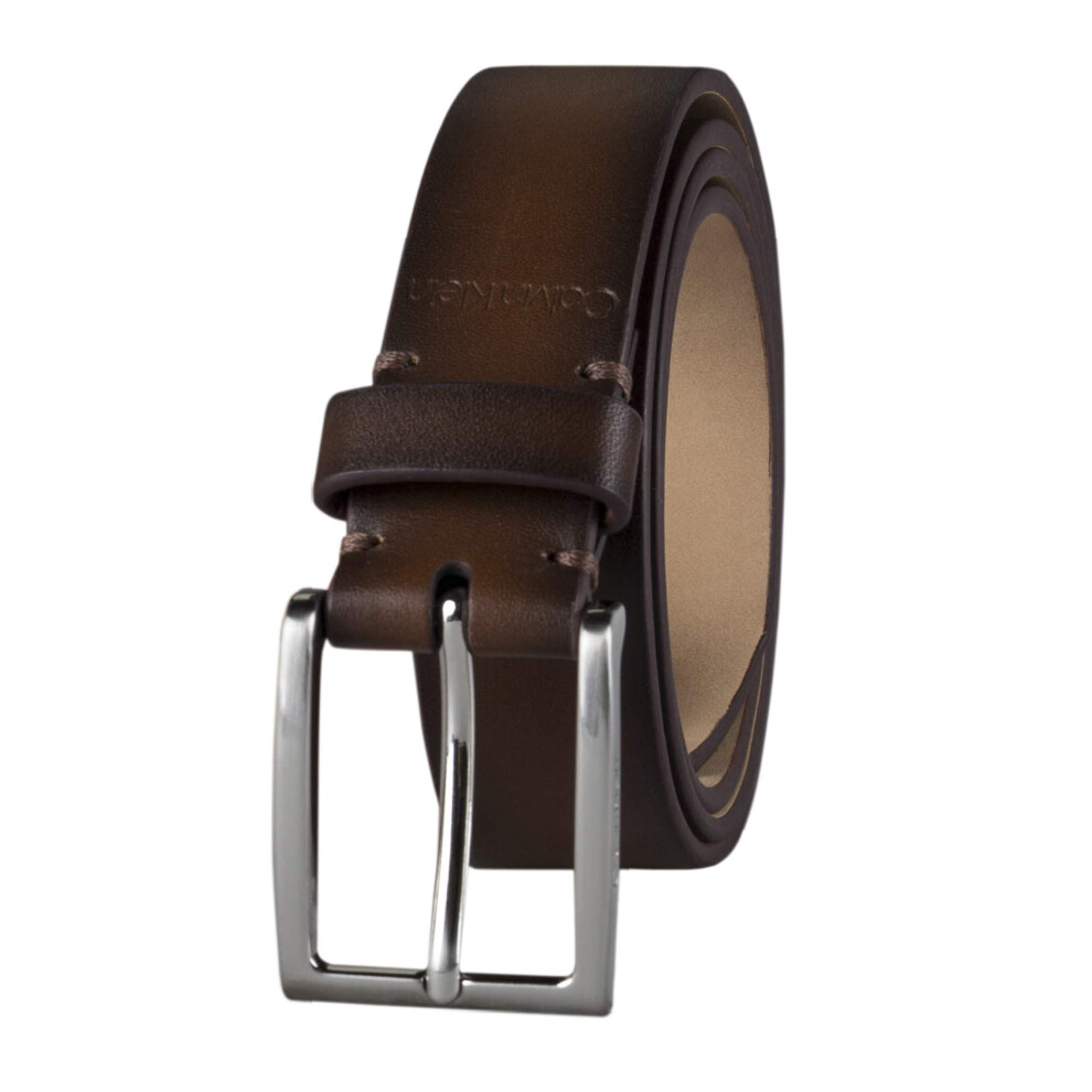 Calvin Klein Men's Dress Belt  Cognac  Medium (34-36)