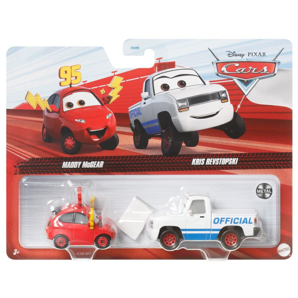 Disney Pixar Cars Metal Series Maddy McGear & Kris Revstopski