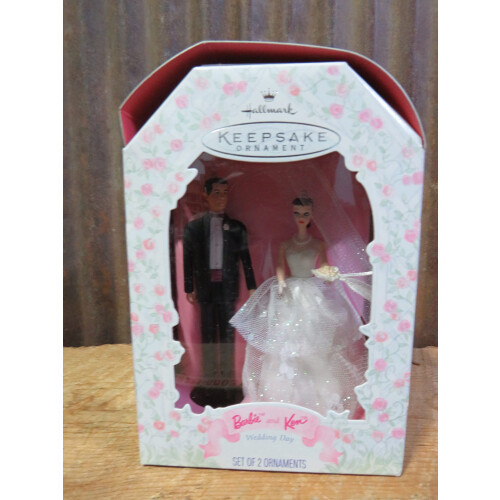 Barbie 1997 Κουκλίτσα Γάμου Barbie και Ken Hallmark Ornament