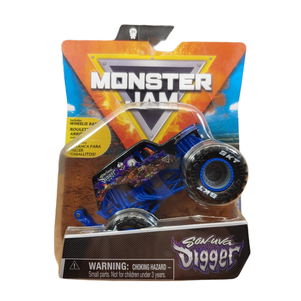 Monster Jam  Official Son-Uva Digger Monster Truck  Die-Cast Vehicle