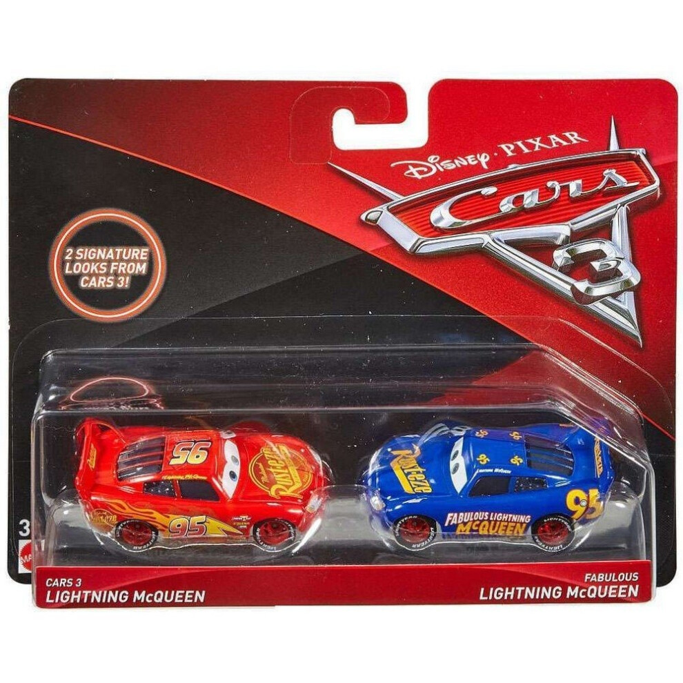 Disney/Pixar Cars 3 Lightning McQueen and Fabulous Lightning McQueen D