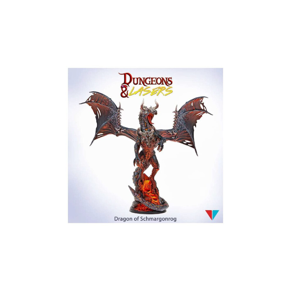 Archon Studio Dungeons & Lasers Dragons: Dragon Of Schmargonrog - 157Mm Unpainted An