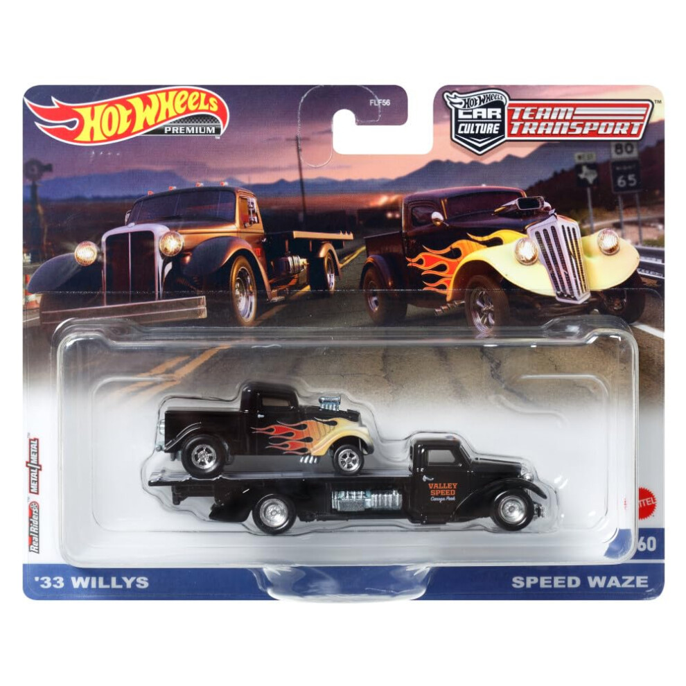 Hot Wheels Truck  Collector Vehicle Transporter  Speed Waze  Non-Ridin