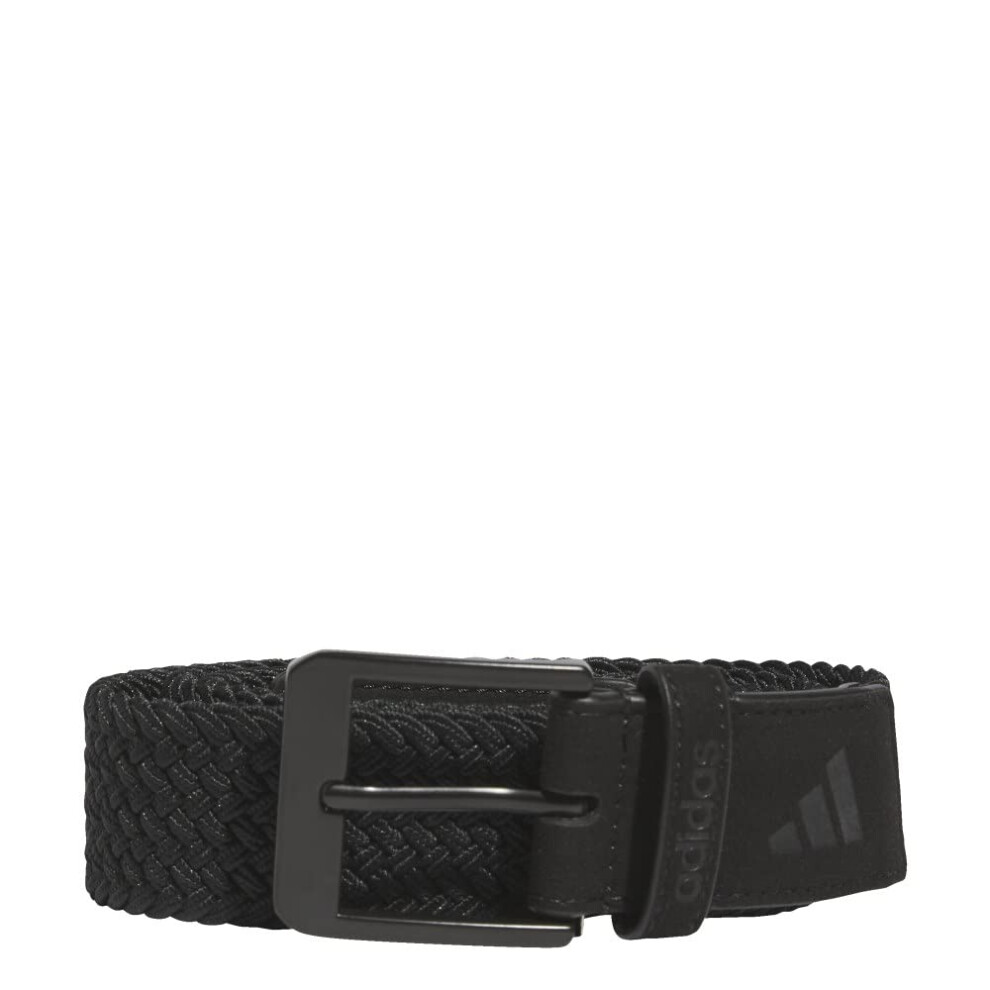 adidas unisex-adult Braided Stretch Belt  Black  Large / X-Large